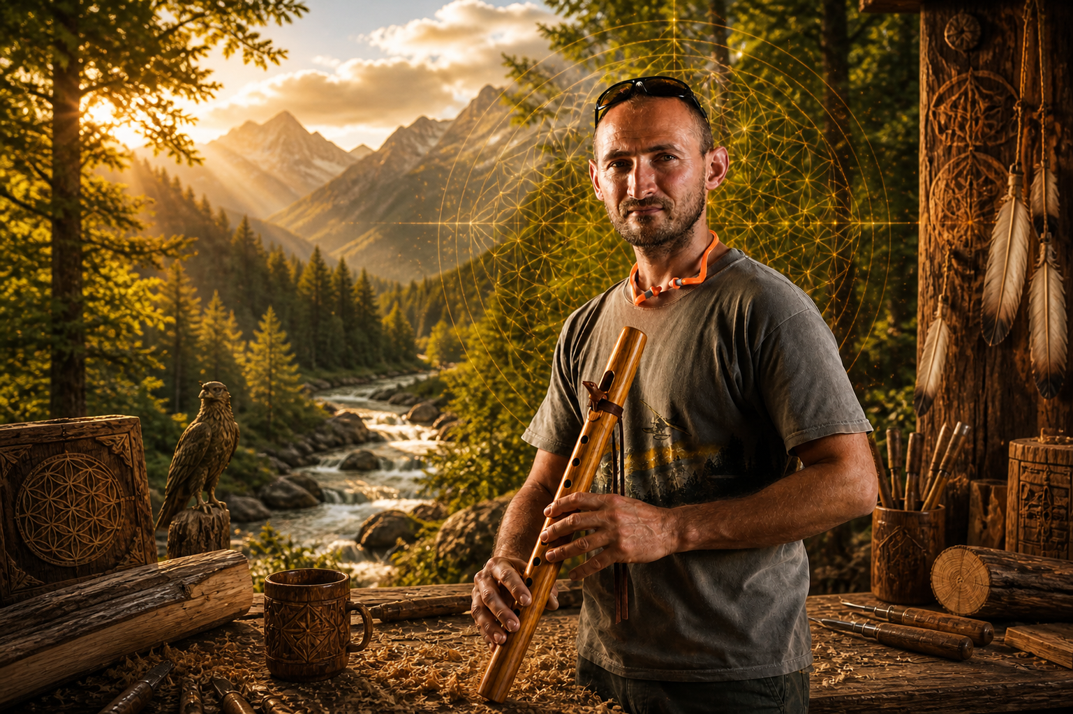 Radenko Velinov, co-founder and master woodworker